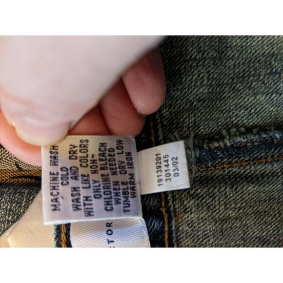 Gap Denim Skirt 10 Blue Jean Modest Womens Front Slit - Picture 6 of 6